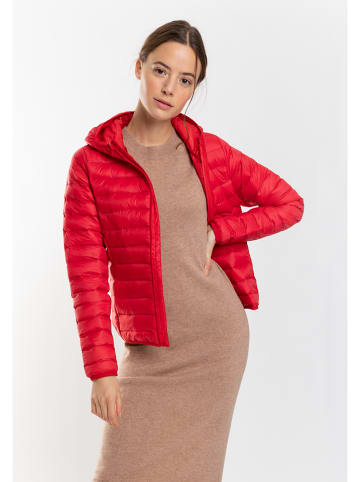 Northwood Doorgestikte jas "Huez" rood