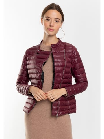 Northwood Doorgestikte jas bordeaux