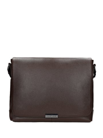 Wojas Leder-Umhängetasche in Braun - (B)28 x (H)38 x (T)9 cm