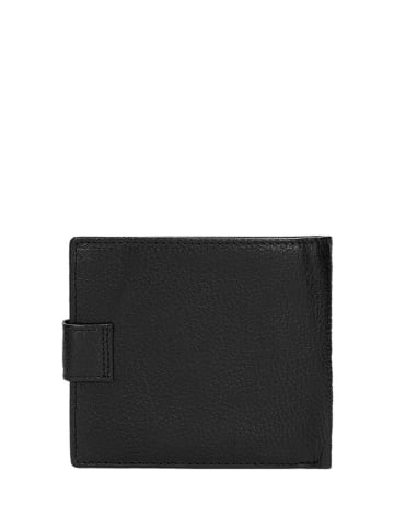Wojas Skórzany portfel w kolorze czarnym - 11,5 x 10 x 2,5 cm