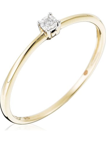 LA MAISON DE LA JOAILLERIE Gouden ring "Pure" met diamant