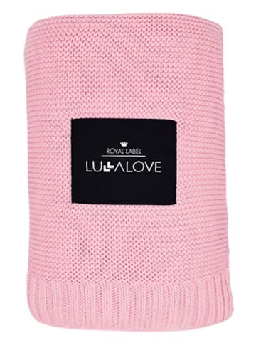 Lullalove Kocyk w kolorze pudrowym