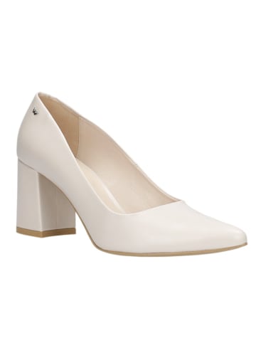 Wojas Leren pumps wit