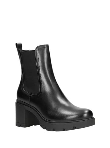 Wojas Leren chelseaboots zwart