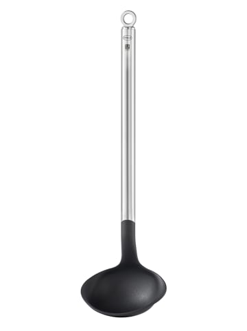 Rösle Sauslepel "Basic Line" zwart/zilverkleurig - (L)28 cm