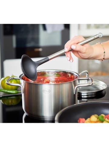 Rösle Saucenlöffel in Silber/ Schwarz - (H)28 cm