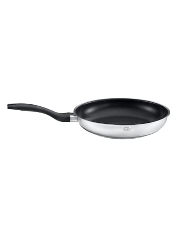 Rösle Braadpan "Basic Line" zilverkleurig/zwart - Ø 24 cm