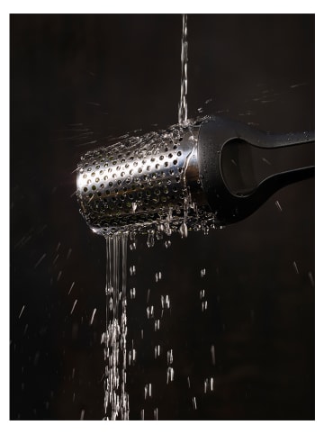 Rösle Przyrząd w kolorze srebrno-czarnym do ziół - dł. 22 cm