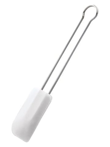 Rösle Łopatka w kolorze srebrno-białym do ciasta - dł. 26 cm