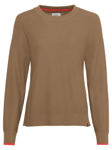 Camel Active Sweter w kolorze jasnobrązowym