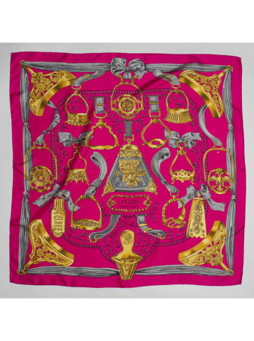 Hermès Zijden sjaal roze - (L)90 x (B)90 cm