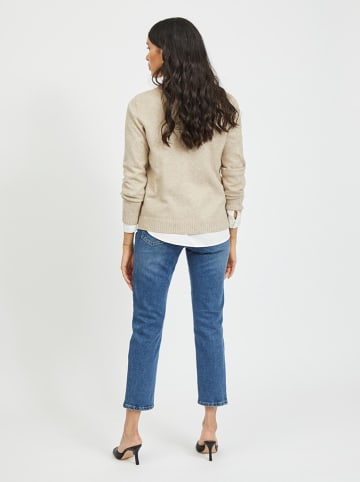 Vila Pullover "Viril" in Beige