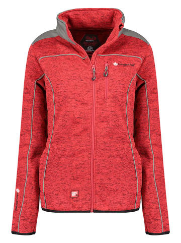 Canadian Peak Fleecejacke "Theseak" in Rot
