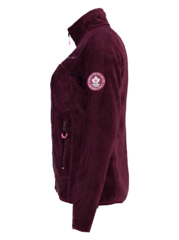 Canadian Peak Fleecejacke "Udilas" in Bordeaux
