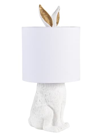 Clayre & Eef Tischleuchte in Weiß - (H)45 cm