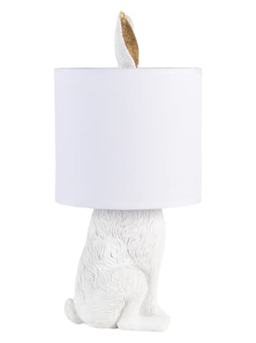 Clayre & Eef Tischleuchte in Weiß - (H)45 cm