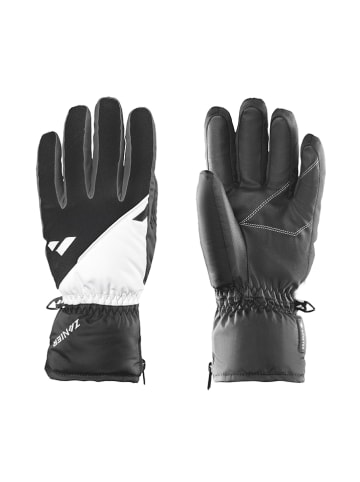Zanier Młodzieżowe rękawice narciarskie "Rauris GTX" w kolorze czarno-białym