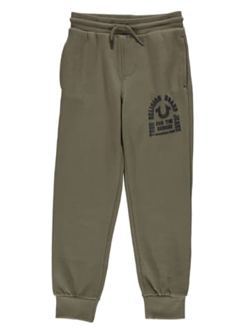 True Religion Spodnie dresowe "TRBJ Jogger" w kolorze khaki