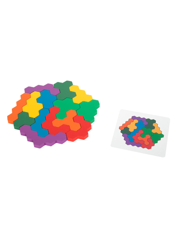 small foot Lernpuzzlespiel "Hexagon" - ab 3 Jahren
