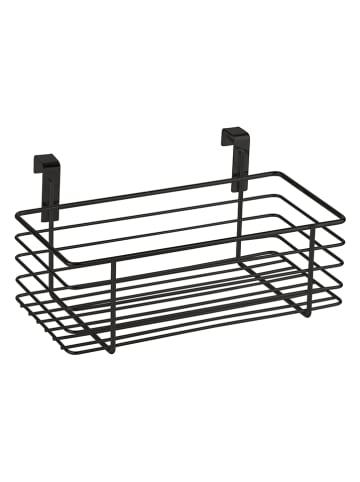 Wenko Wiszący kosz w kolorze czarnym - 24 x 11,5 x 15 cm