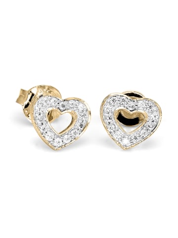 Vittoria Jewels Gouden oorstekers met diamanten