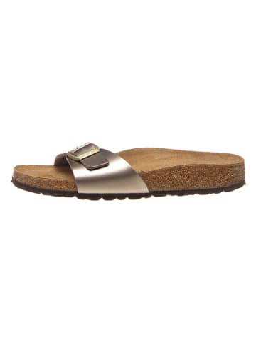 Birkenstock Slippers "Madrid" goudkleurig - wijdte S
