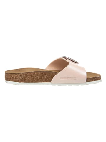 Birkenstock Pantoletten "Madrid Bick Buckle" in Rosa - Weite S