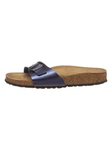 Birkenstock Pantoletten "Madrid" in Dunkelblau - Weite S