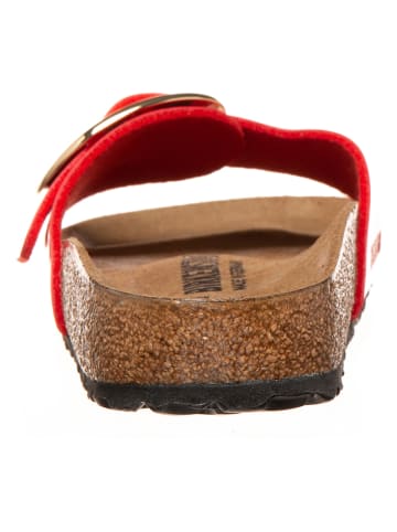 Birkenstock Klapki "Madrid Big Buckle" w kolorze czerwonym