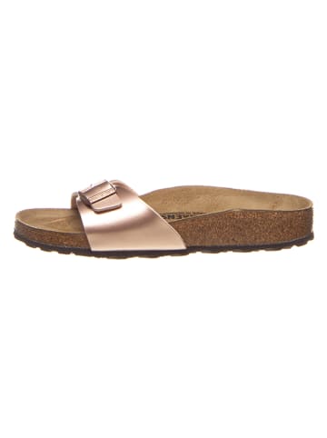 Birkenstock Pantoletten "Madrid" in Kupfer - Weite S