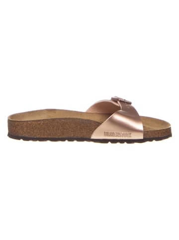 Birkenstock Pantoletten "Madrid" in Kupfer - Weite S