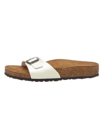 Birkenstock Slippers "Madrid" crème - wijdte S