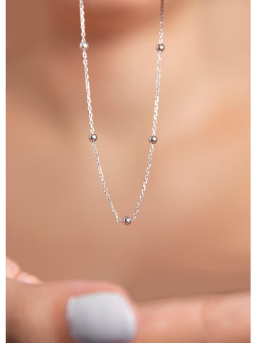 Lodie Silver Silber-Halskette mit Schmuckelemente - (L)43 cm