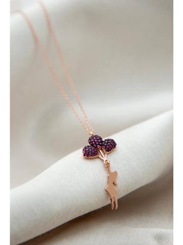 Lodie Silver Zilveren ketting met hanger - (L)43 cm