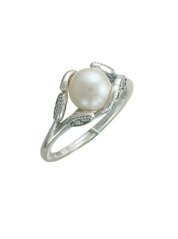 Pandora Zilveren ring met edelstenen en parel
