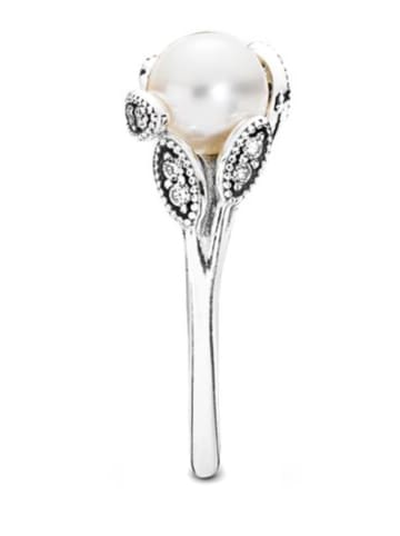 Pandora Silber-Ring mit Edelsteinen und Perle