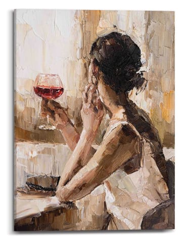 Orangewallz Kunstdruk op canvas "Evening Wine" - (B)50 x (H)70 cm