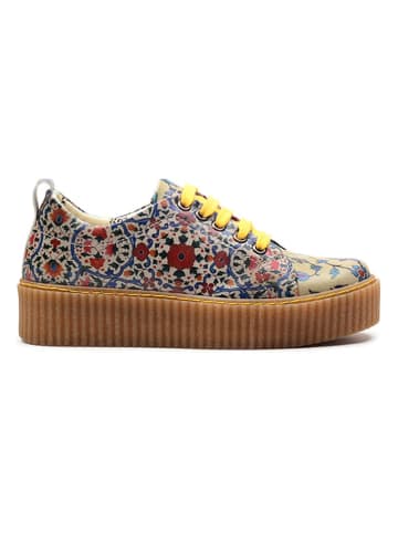 Goby Sneakers in Beige/ Bunt