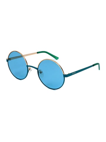 Guess Unisekszonnebril goudkleurig/blauw