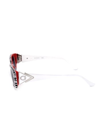 Guess Damskie okulary przeciwsłoneczne w kolorze biało-czarno-granatowym