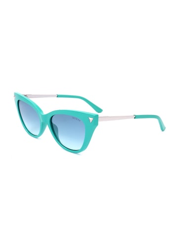 Guess Dameszonnebril turquoise/lichtblauw