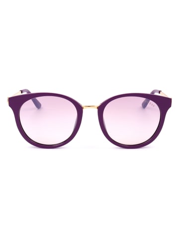 Guess Damskie okulary przeciwsłoneczne w kolorze fioletowym