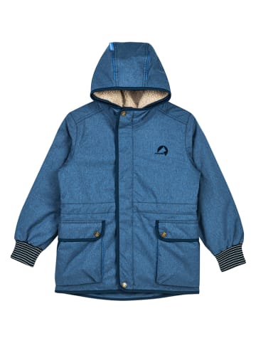 finkid Zip-in-Winterjacke "Kamu Ice" in Blau