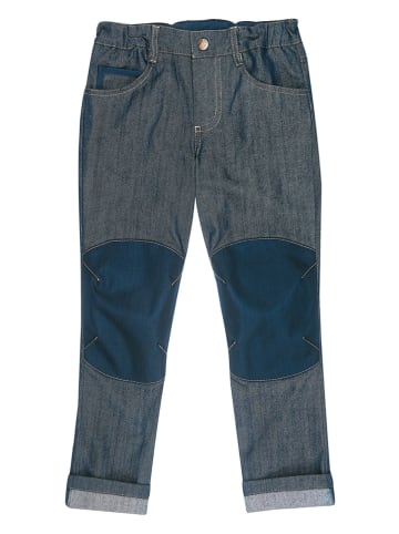 finkid Spodnie funkcyjne "Kuusi Denim" w kolorze niebieskim