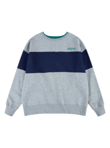 Levi's Kids Sweatshirt in Grau/ Dunkelblau