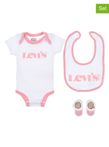 Levi's Kids 3-częściowy zestaw w kolorze białym