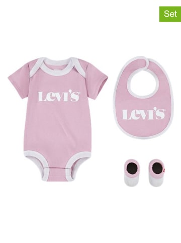 Levi's Kids 3tlg. Erstlings-Set in Rosa