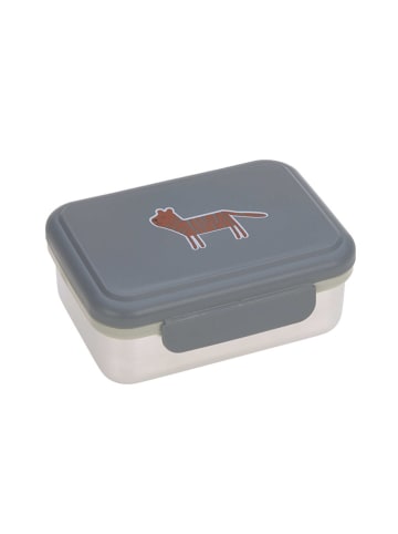 Lässig Lunchbox "Safari" in Grau/ Silber