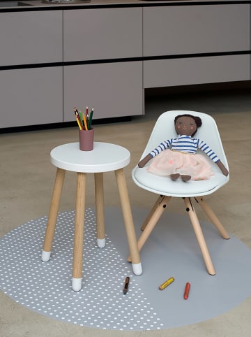 TODDLEKIND Mata ochronna podłogowa w kolorze szarym ze wzorem - Ø 105 cm