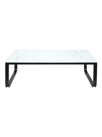 THE HOME DECO FACTORY Salontafel zwart/wit - (B)105 x (H)32 x (D)55 cm